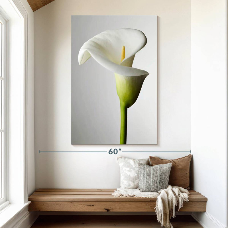 Harnek Fresh Calla Lily, 51" H x 34" W