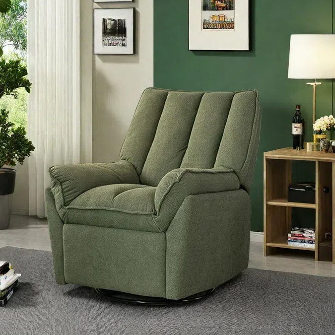Fauteuil inclinable simple, Vert