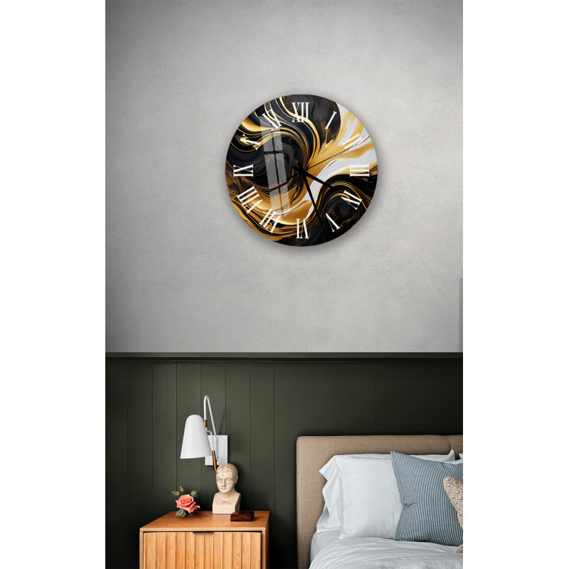 Horloge murale Dramatic, Blanc