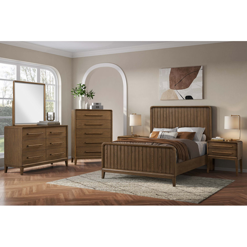 Full Bed, Light Brown, Full