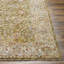 Tapis oriental en polyester tissé à la machine Bower en olive / crème / brun foncé-1234075828