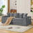 [NEW ARRIVED] [VIDEO PROVIDED] 82.25" Convertible Sofa Bed-916670929