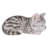 Tabby Kitten Sleeping Statue-1436429483
