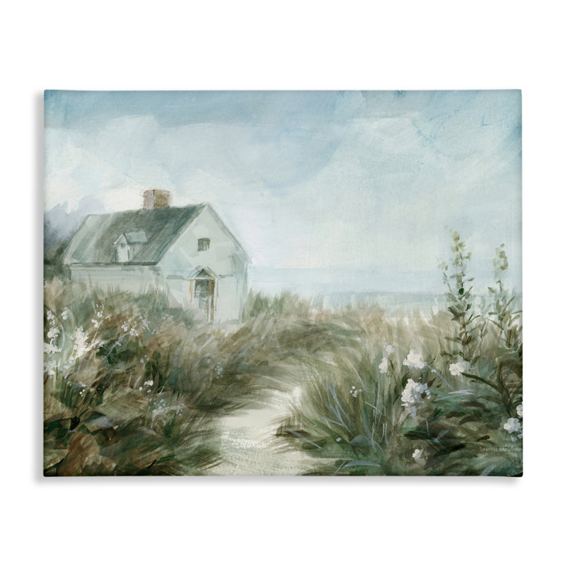 Windswept Cottage par Sea Canvas, conception par Danhui Nai, H 16 po x l 20 po