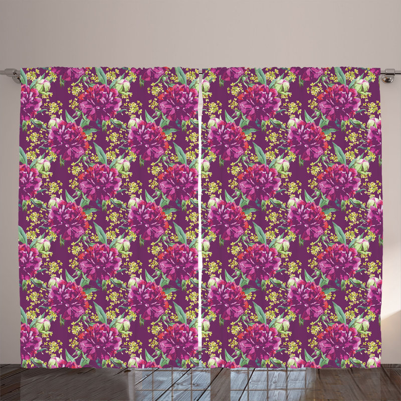 Semi Sheer Curtain Pair