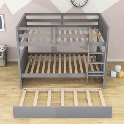 Asahi Kids Full Over Full Bunk Bed with Trundle