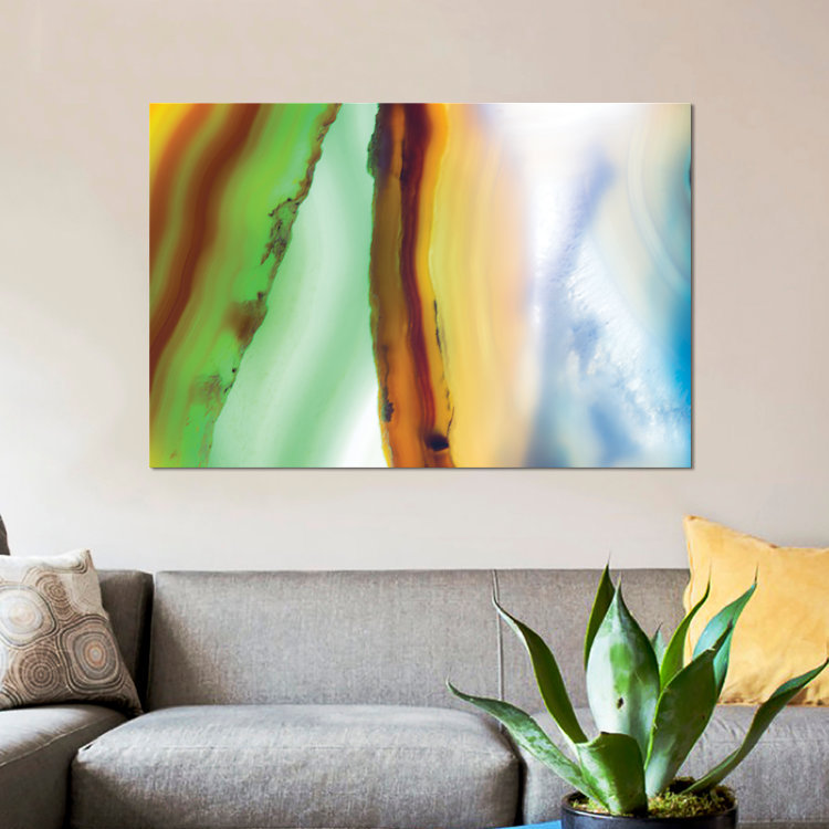 «Niveau X III», impression sur toile, H 18 po x l 26 po x P 1,5 po, Toile tendue, Pas de tapis