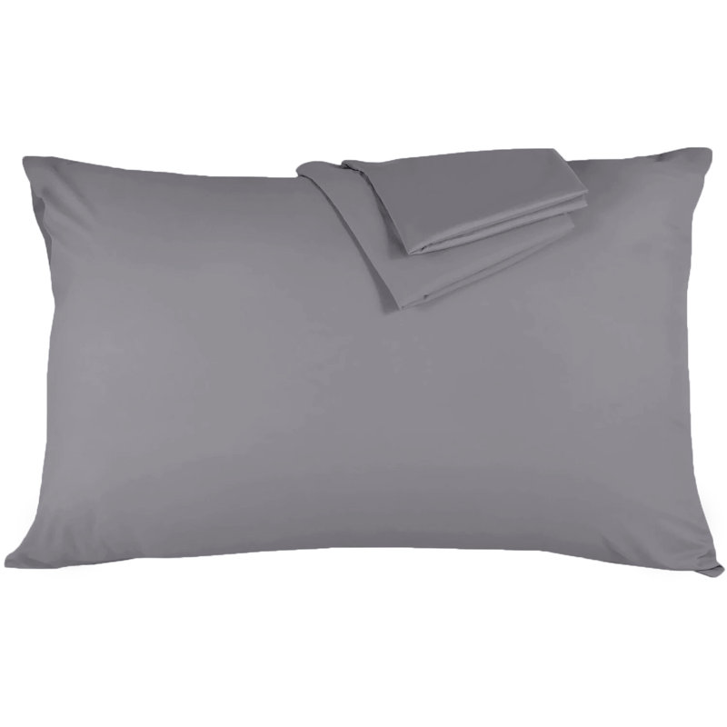 Microfiber Pillow Cases – Soft & Breathable (Set of 2), Grey