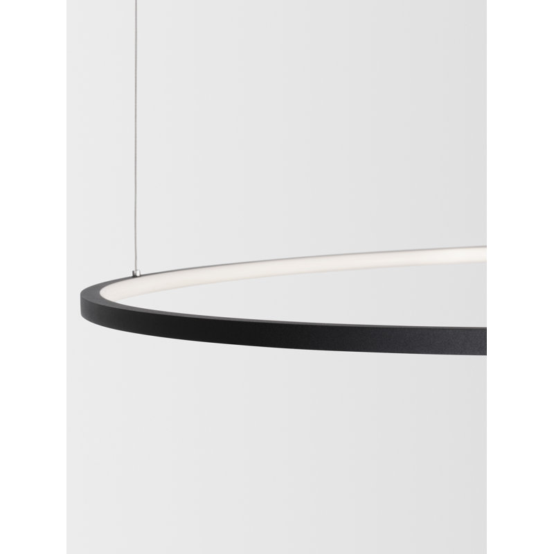 1 - Light Black LED Unique/Statement Pendant