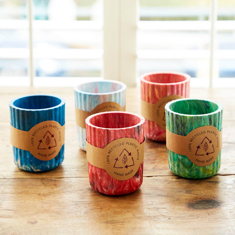 Paper High Tumbler, Blue