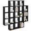 Wall Shelf with Shelf with Storage Engineered Wood Home Modern Sleek