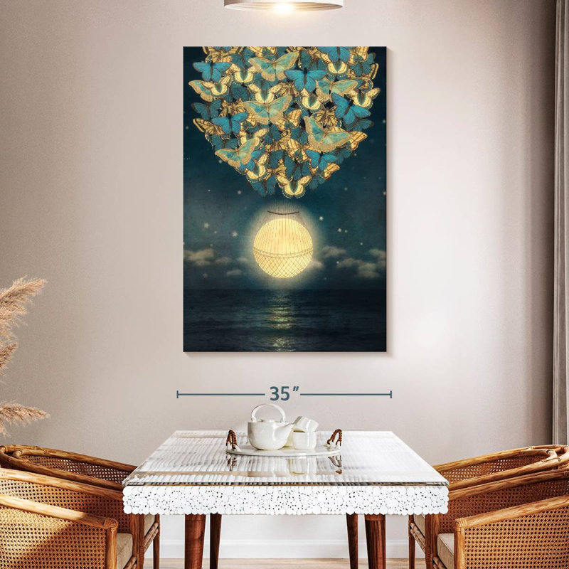 Kelan The Rising Moon, 51" H x 34" W