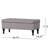 Practical - Grey With Storage Compartment Luxurious Tufting And Hidden