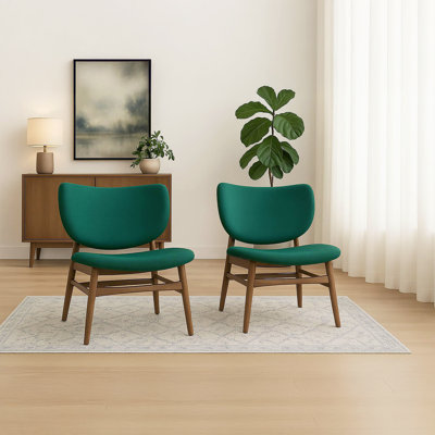 Lizzamore Wood Upholstered Chair (Set of 2)