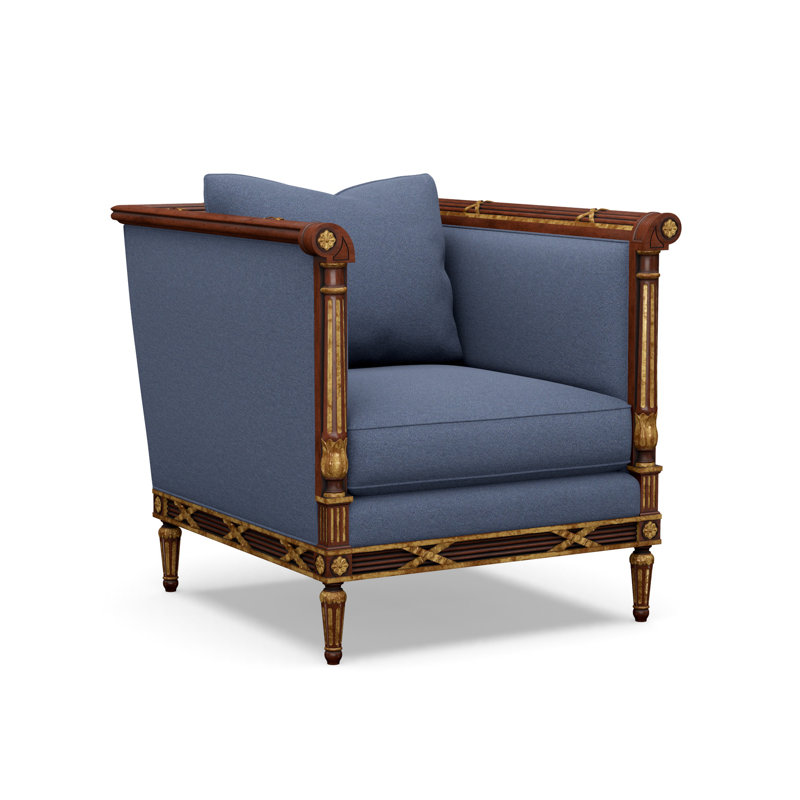The Regent's Visit  Accent Chair, Page Snow (Performance fabric) 1355-91