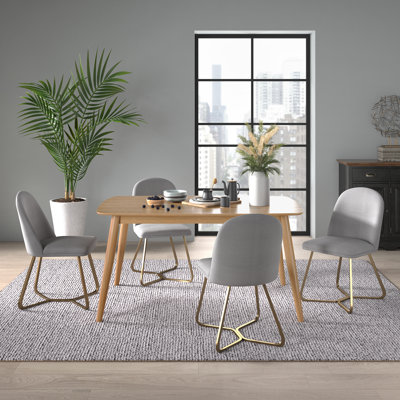 Colson Mid-Century Modern Tapered Dining Set