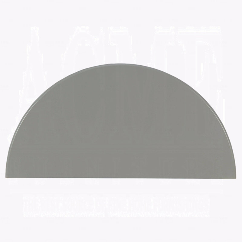Console demi-lune grise
