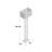 Larde 58.15'' Matte Black Column Floor Lamp