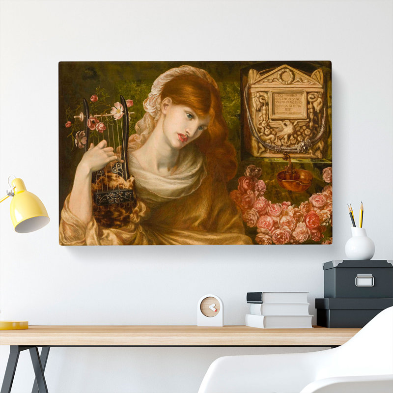 The Roman Window by Dante Gabriel Rossetti - Wrapped Canvas, 35cm H x 50cm W x 3cm D