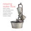 Outdoor Metal Weather Resistant Cascade Fountain