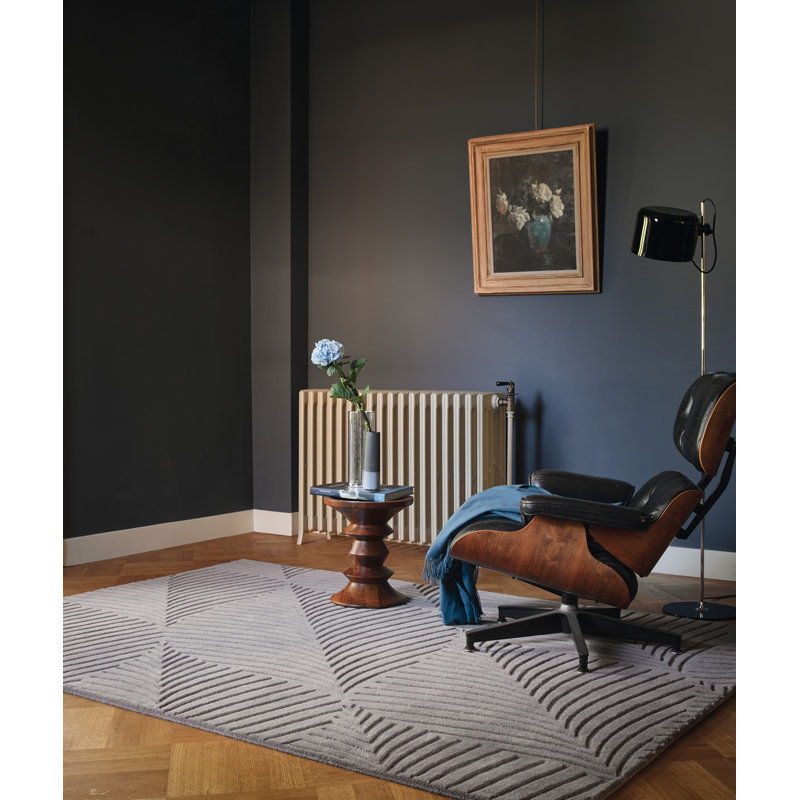 Folia Handmade Wool Area Rug, Rectangle 3'11" x 5'11"
