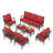Asfand 9 - Person Outdoor Seating Group with Cushions-101366160
