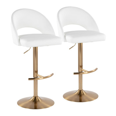 Renee Adjustable Barstool - Set Of 2