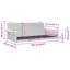Banc pivotant en polyester 42,9 po x 24,4 po x 15,7 po Ebern Designs-687354033