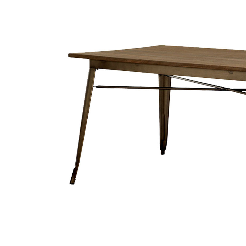 Khamis Walnut Solid Wood Dining Table