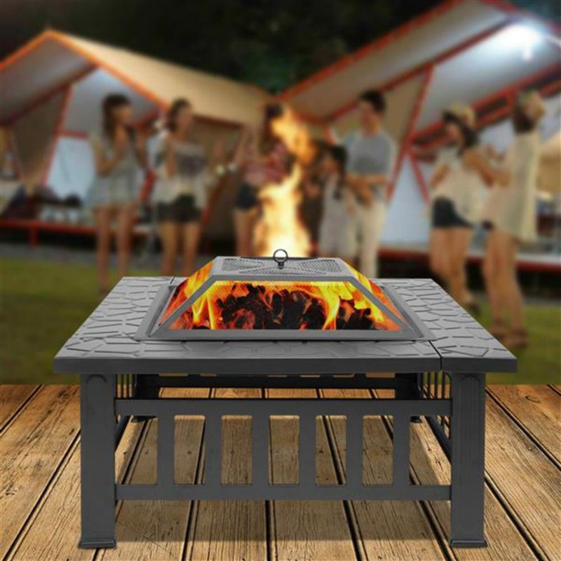Kloss Square Steel Fire Pit