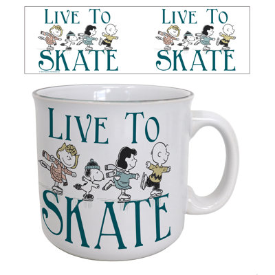 Peanuts - Live to Skate 20oz. Camper Mug
