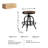 Quintara Swivel Adjustable Height Counter Stool-1301040356