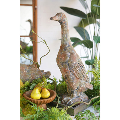12x8.3x23"  Farmhouse Duck Figurine