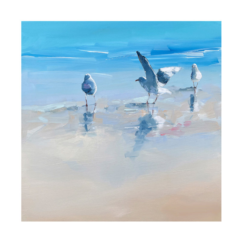 Art sur toile Craig Trewin Penny In The Shallows 1, H 35 po x l 35 po x P 2 po