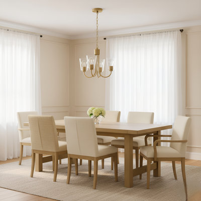 Miles Three Light Chandelier from Generation Lighting 