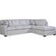 Gramercy Park Two-Piece Bumper Sectional With Sleeper
