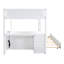 Lit superposé double avec lit gigogne simple, rangement et bureau-1881782406