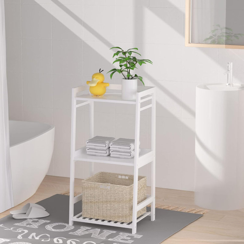 3 Tier Bamboo Bathroom Shelves