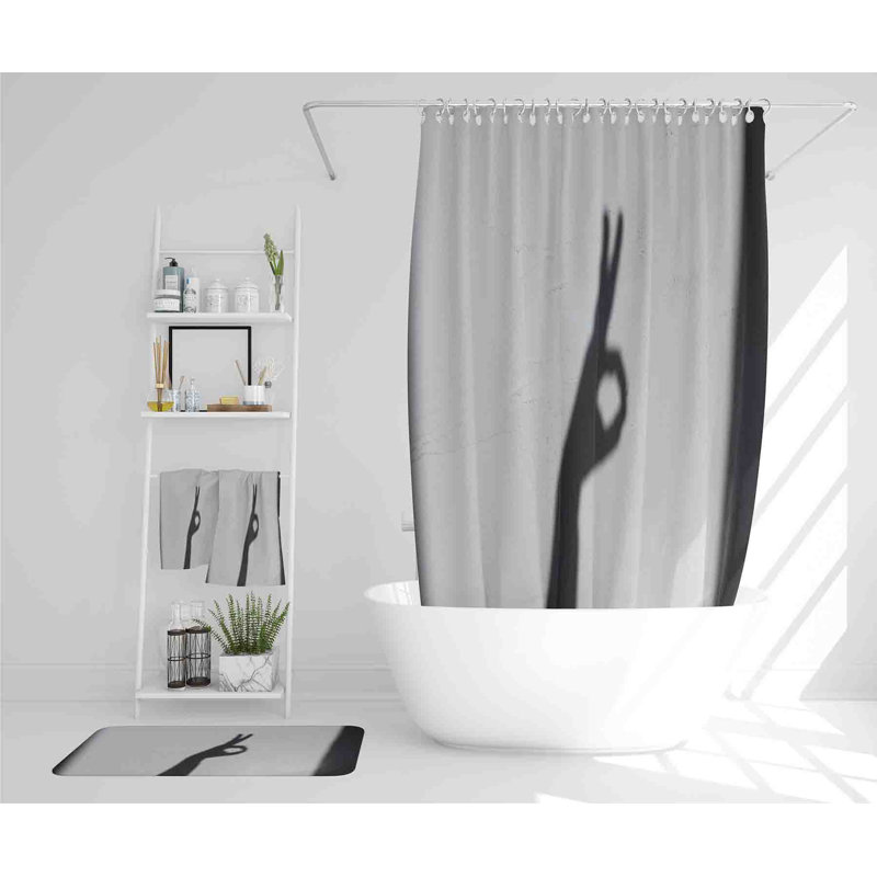 Nevaeah Polyester Shower Curtain Set