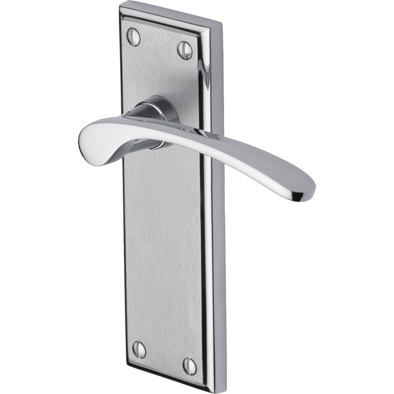 Heritage Brass Door Handle Lever Latch Hilton Design, Apollo