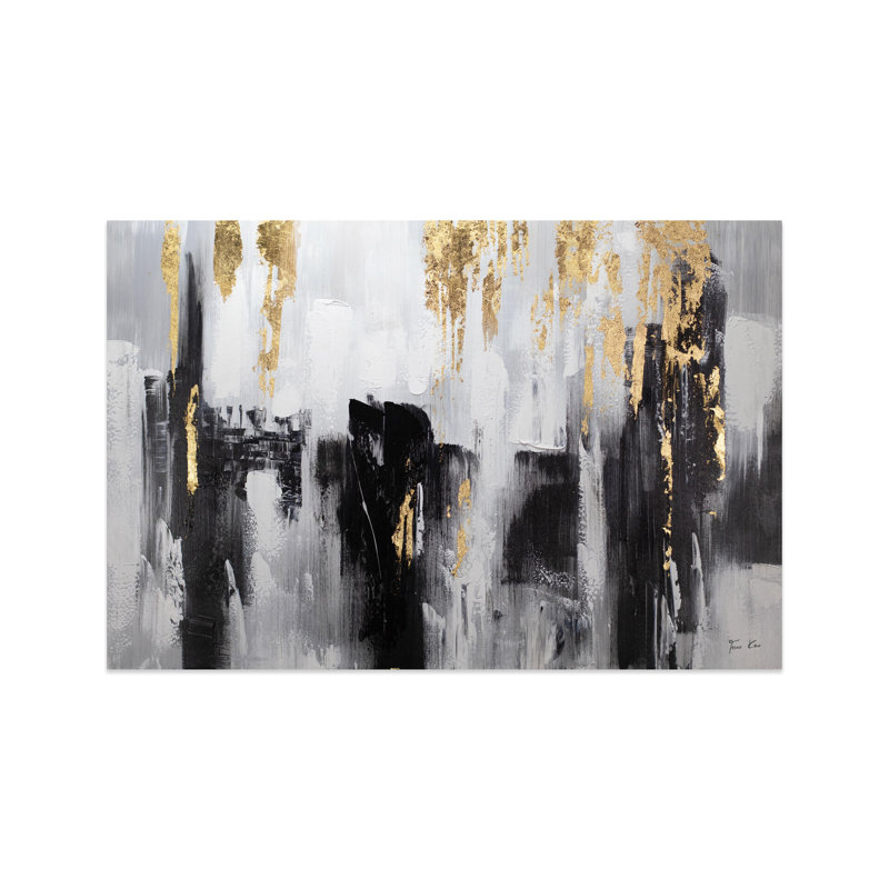 Shooting Upwards Hand Painted Acrylic Painting