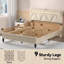 Structure de lit plateforme tapissier grand-2002418098