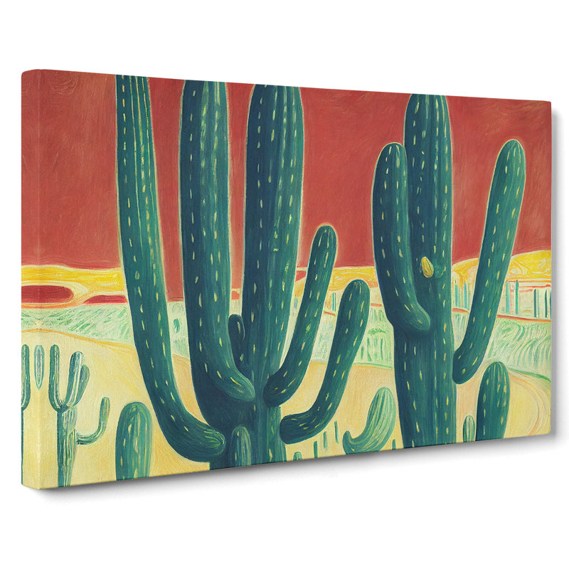 Evolving Cactus - Wrapped Canvas