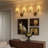 ETL Listed 2-Light Modern Dimmable Bathroom Vanity Light with Fabric Shades-123040177