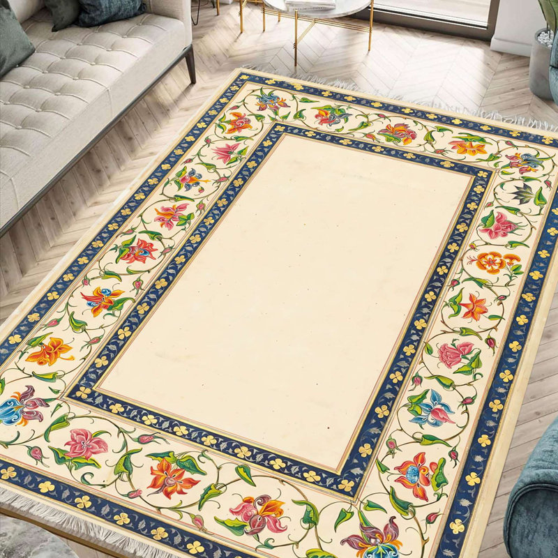 Persian Garden Border Area Rug