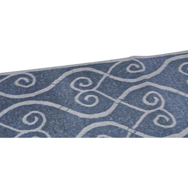 Hand Woven Linen Geometric Area Rug