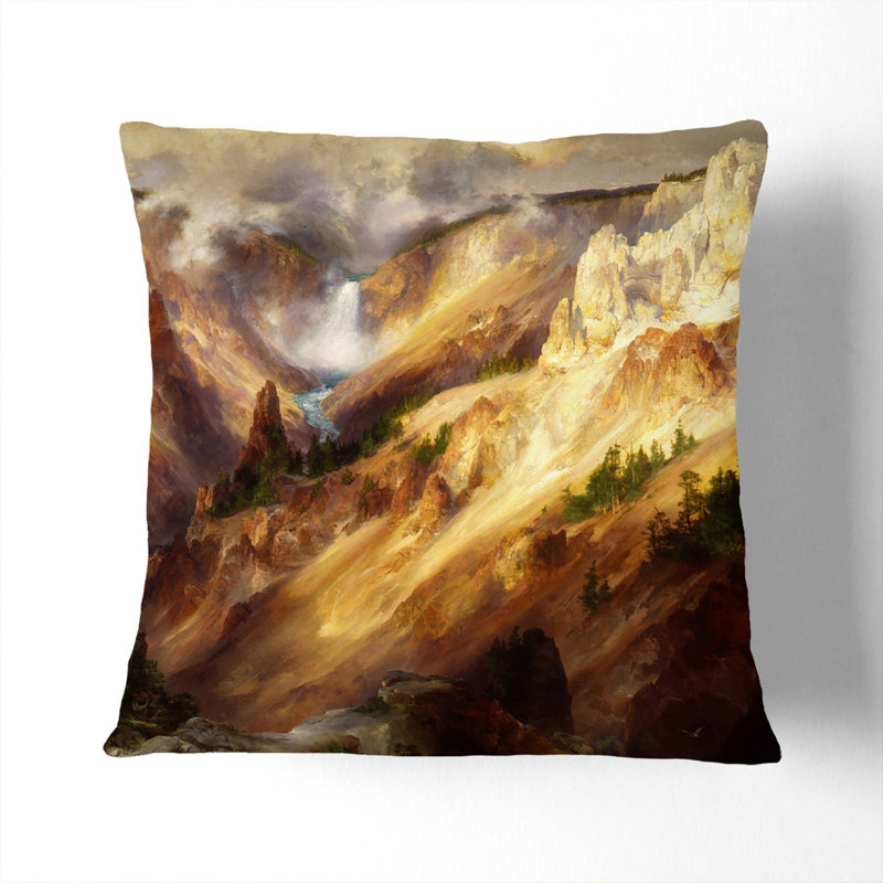 Square Cushion, 40cm H x 40cm W x 15cm D, Stone