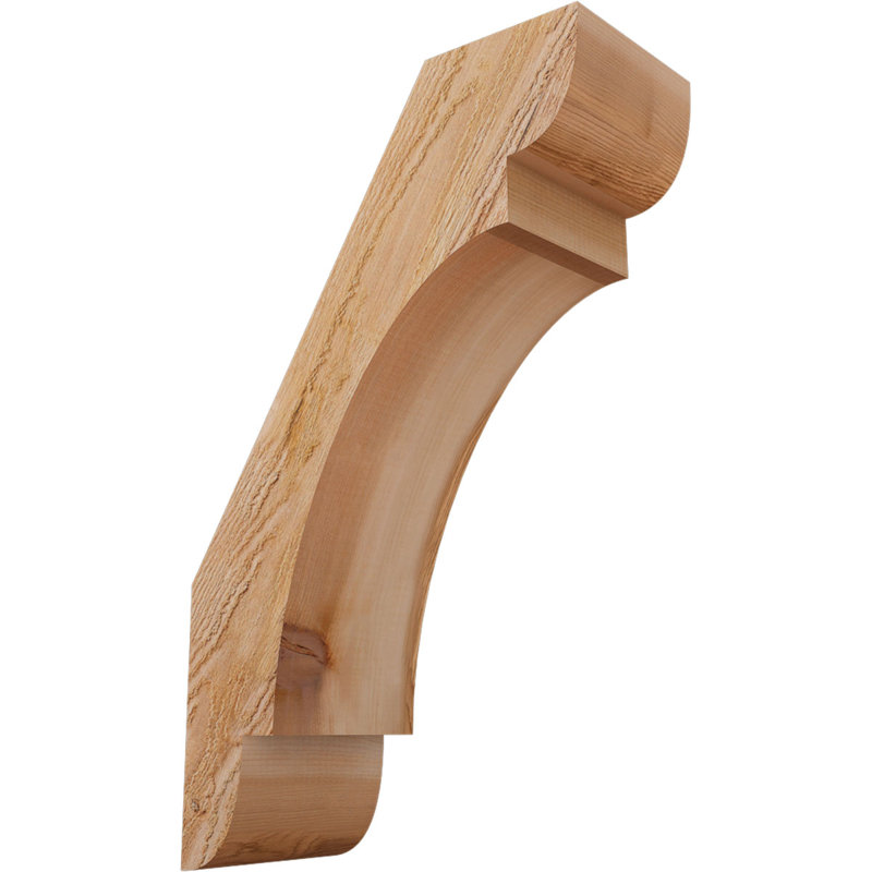 Attelle de genou olympique, Cèdre rouge, H 22 po x l 6 po x P 14 po, Sciage brut
