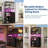 Wine Bar Cabinet With LED Lights, Power Outlets, Wine Rack-754452278