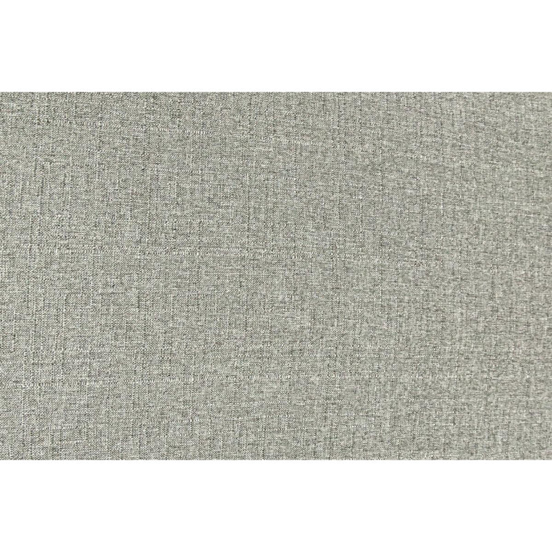 Chaises de salle à manger modernes 2 pièces en tissu gris - coussin moelleux, garniture cloutée, chaise en bois